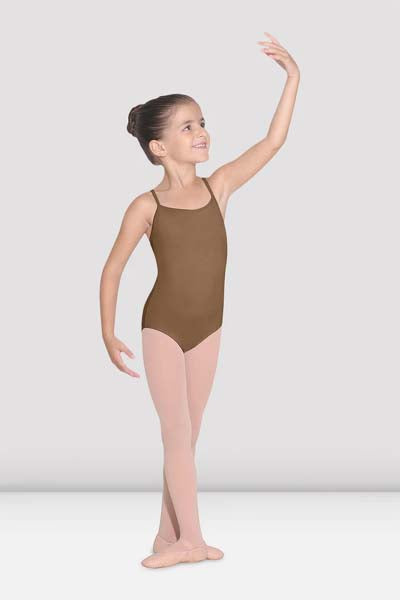 BLOCH CL5607 Girls Parem Camisole Leotard Almond